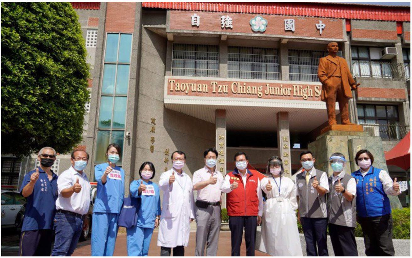 【聯合新聞網】桃園疫苗接種率居冠 天成醫療體系支援多站名列前茅