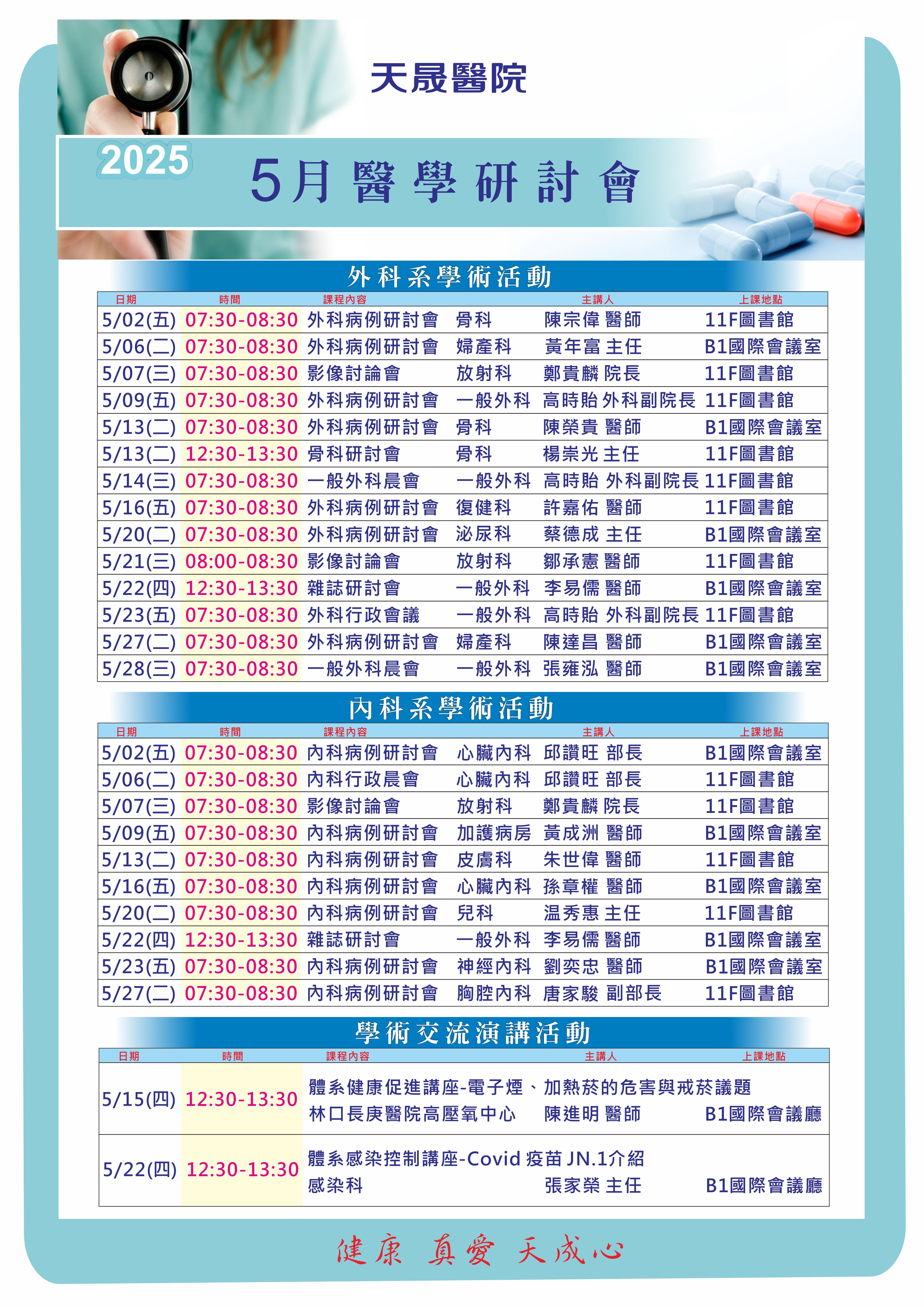 114年5月醫學研討...