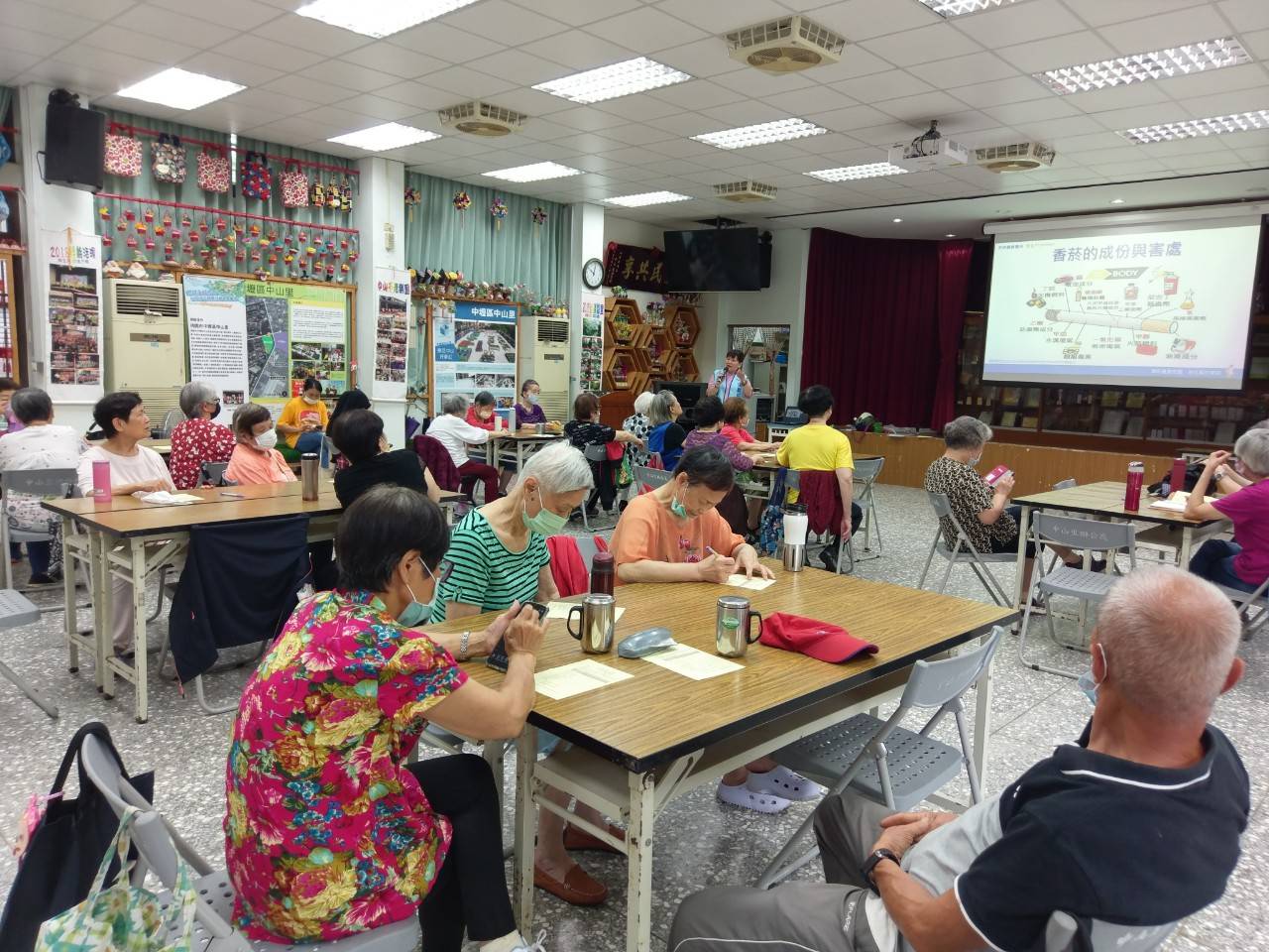 中山里-菸品與腎臟疾病相關性宣導