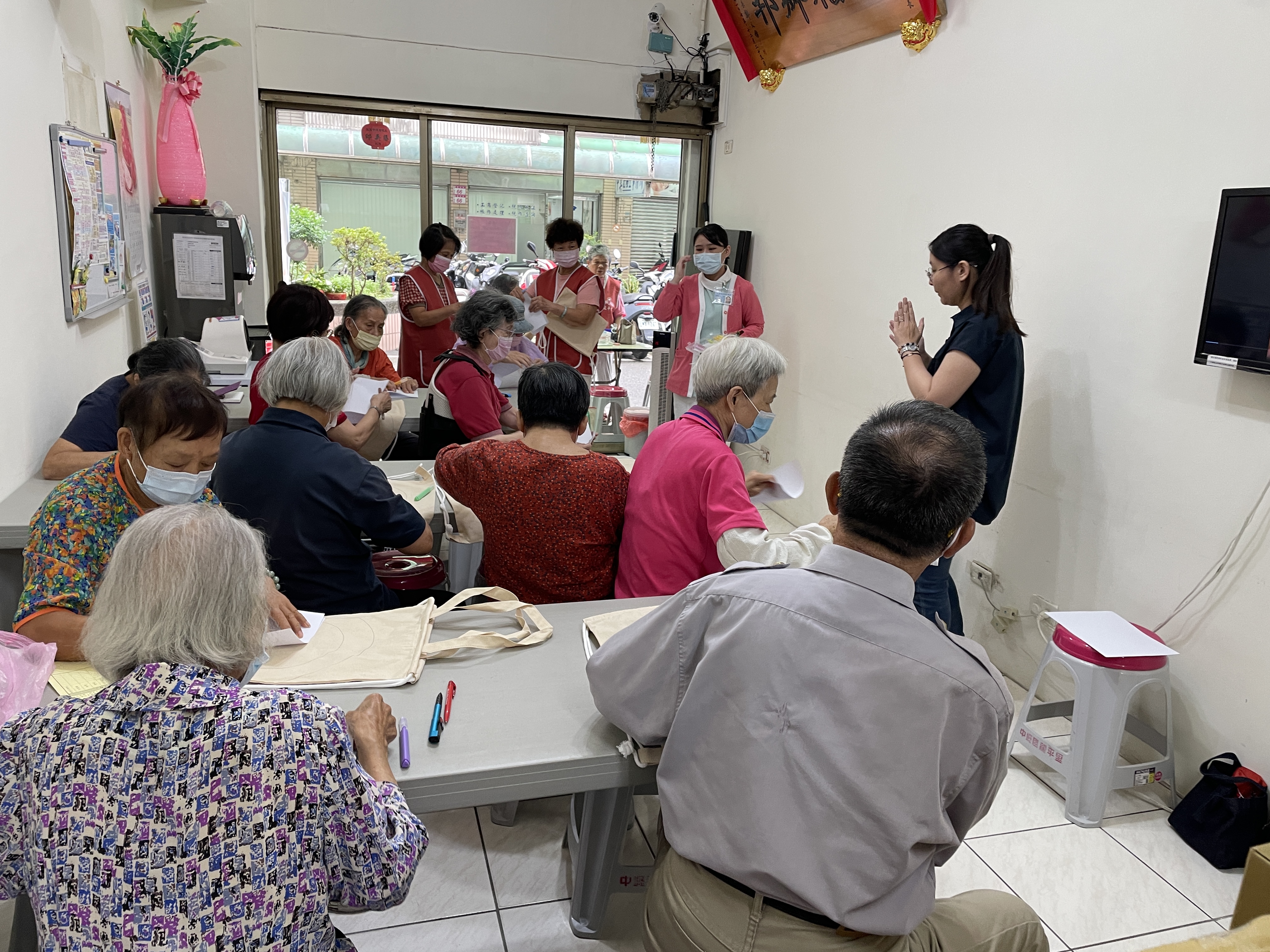 大後背束口袋創作(龍安里)