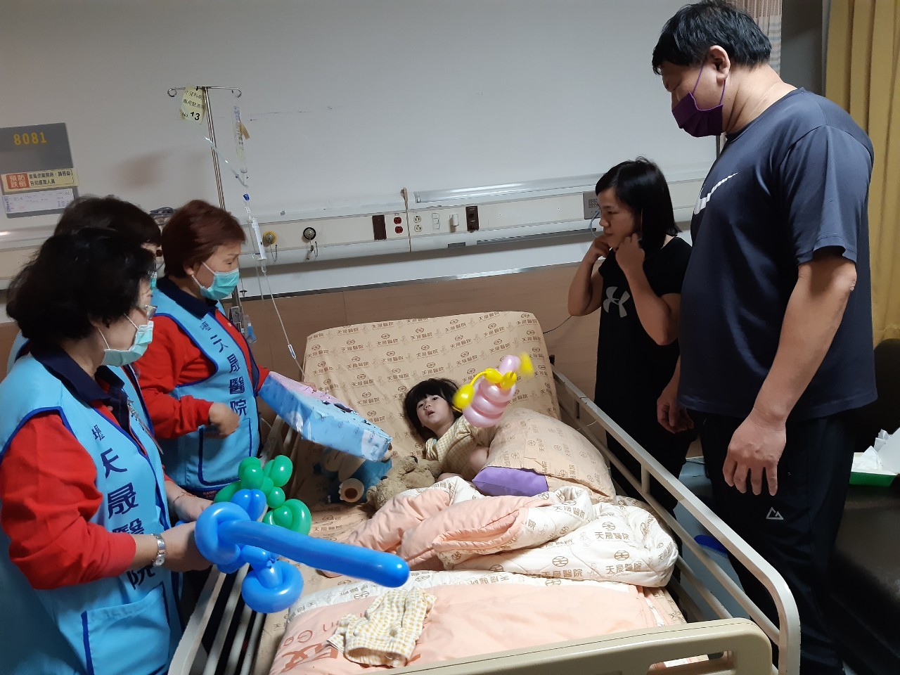志願服務隊-兒童節病房關懷訪視活動