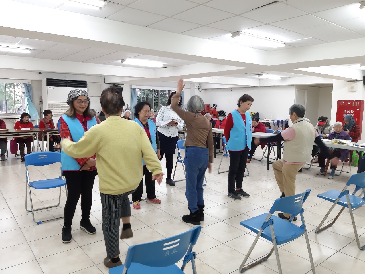 自立里-長者身體機能檢測