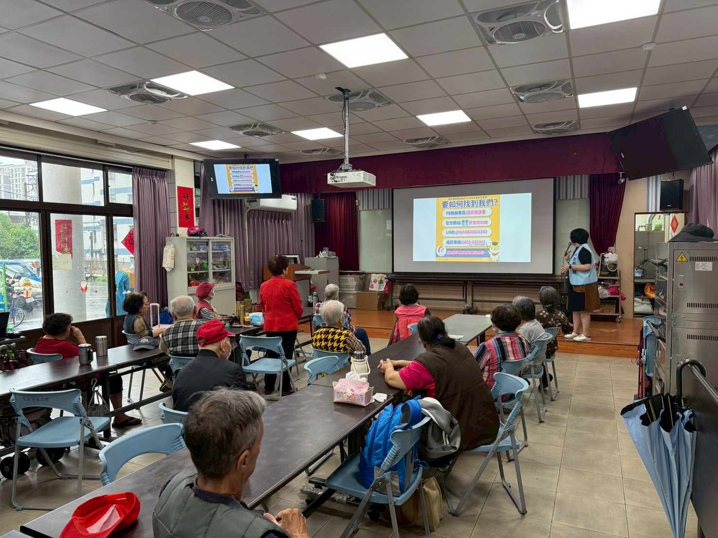 仁祥里關懷據點-菸與肝膽腸胃系統相關性與檳防防制講座